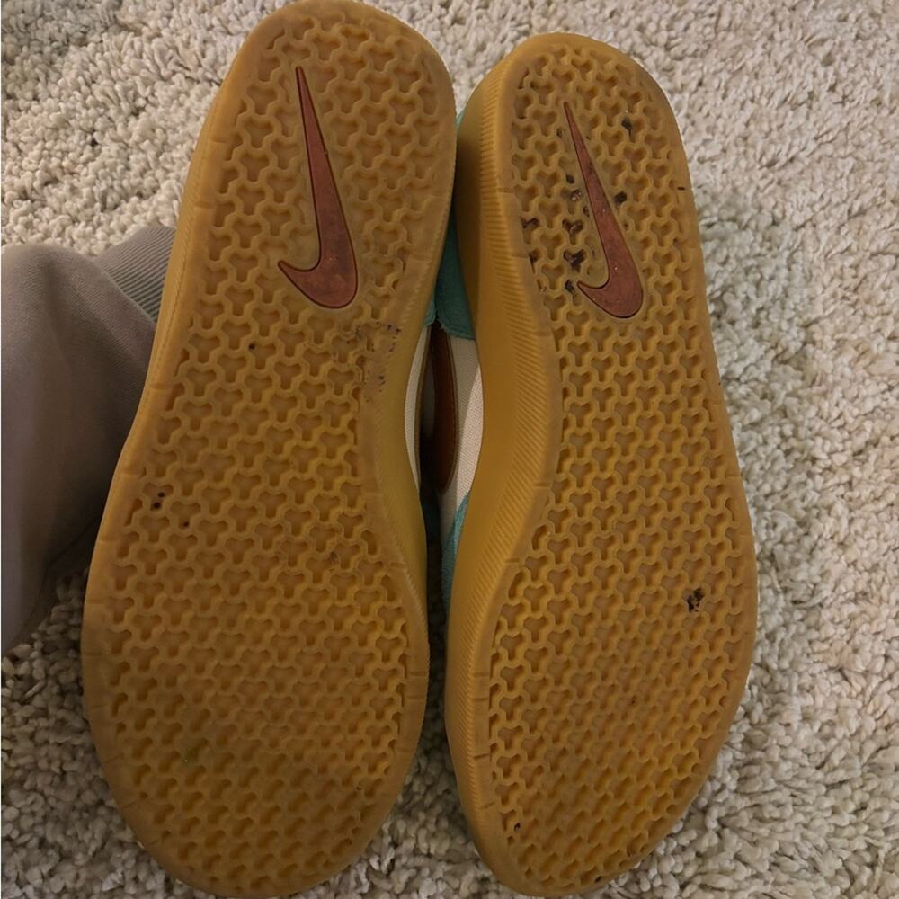 Nike SB Force 58Skate Shoes in Blue Frost Russet & Gum Sneakers Size 11 - Picture 6 of 7